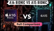 Apple A16 Bionic vs A15 Bionic Chip full comparison, A16vA15 | AnTuTu Score,GEEKBENCH Performance 🔥🔥