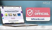 Where to Find the OFFICIAL Giftcards.com Website