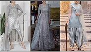 Amazing Gray Colour Party Wear Dresses | Silver Colour Party Wear Outfits |