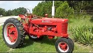 1940 Farmall H Antique Tractor in Action