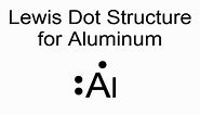 Lewis Dot Structure for Aluminum Atom (Al)