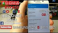 Feb 2017 | Samsung Note 5 Google Lock Bypass | SM-N920V