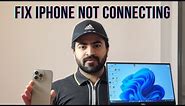 How to Easily Fix iPhone Not Connecting with Windows