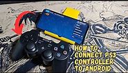 How To Connect PS3 Controller To Android Without OTG Cable & Root (via bluethoot)