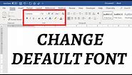 How to change default font in Word Set your favourite font as default in Word