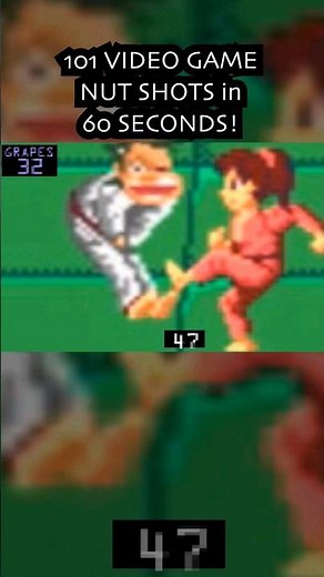 101 Video Game NUT SHOTS in 60 seconds!