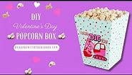 How to make Custom Popcorn Box Party Favors with Canva