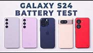Galaxy S24 Battery Test: Which small phone has the best battery life?