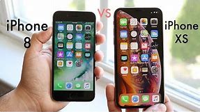 iPHONE XS Vs iPHONE 8! (Should You Upgrade?) (Review)