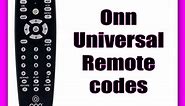 Onn Universal Remote Codes and Program Instruction