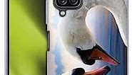 Head Case Designs Swans in Love Wildlife Soft Gel Case and Matching Wallpaper Compatible with Samsung Galaxy A12 (2020)