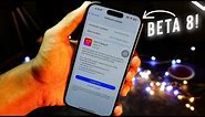 iOS 17 Beta 8 OUT! - What's New ? | New Features & Changes