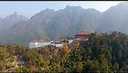 Jiuhua Mountain presents picturesque late autumn scenery