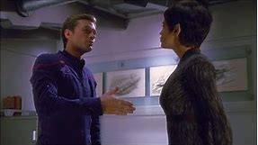 T'pol meets Trip for the first time