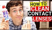How to Clean Soft Contact Lenses and Contact Lens Case