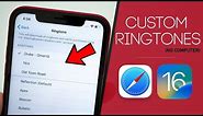 How to Set ANY Song as RINGTONE on iPhone (No Computer - iOS 17)