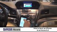 How to Sync an iPhone to Your New Acura ILX