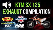KTM SX 125 Exhaust Sound 🔥 Akrapovic,FMF,Supermoto,Review,Mods,Upgrade,Pro Circuit,JSV,Scalvini+