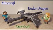 018 DIY Minecraft - Ender Dragon Papercraft Model 🙂