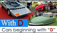 Car brands that start with the letter "D" | 71 car brands