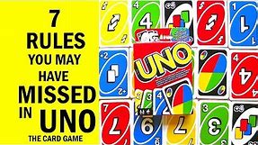 7 Rules You May Have Missed In UNO The Card Game - How To Play Correctly