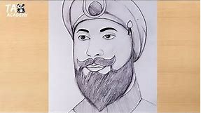 Guru Gobind Singh Jayanti pencildrawing@TaposhiartsAcademy