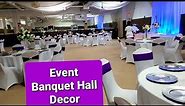 wedding decorations reception ideas! / Decorate a big Event banquet hall with me!