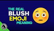 Blush Emoji meaning 😳 Flushed Face Emoji