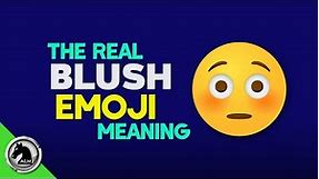 Blush Emoji meaning 😳 Flushed Face Emoji
