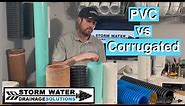PVC vs Corrugated Pipe - The Real Truth - Yard Drainage