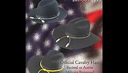 Top of the line Men's Black Cavalry Hats by Miller Hats. #cavalry #military #reenactment