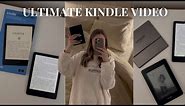 KINDLE PAPERWHITE UNBOXING 📖 unboxing, setup, first impressions & comparing kindle models!!