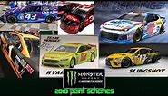 ALL NASCAR 2018 PAINT SCHEMES AS OF 11/22/17