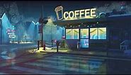 Cyberpunk Coffee Shop Live Wallpaper