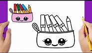How To Draw A Cute Pencil Case