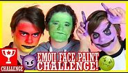 EMOJI FACE PAINT CHALLENGE! | KITTIESMAMA