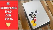Decorando el Ipad con Vinyl en capas (Mickey Mouse)