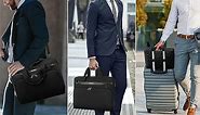 Laptop Bag 15.6 inch Slim Briefcase for Men Women
