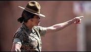 Drill Instructor Gives Female Enlistees A Taste Of Marine Boot Camp