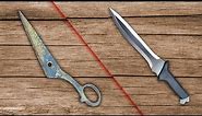Unique Knife Making from Broken Scissors | Knife Making from Old Scissors | Old Scissor to Knife