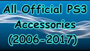 All Official PS3 Accessories 2006-2017