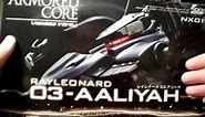 Part 1 review of 1/72 NX01 Rayleonard 03-Aaliyah Armored Core model kit by Kotobukiya
