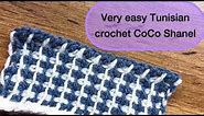Fantastic and very easy tunisian pattern coco chanel #crochet #pattern