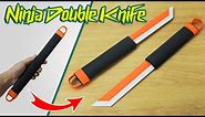 Origami Ninja Double Knife || How to make paper Ninja Double Knife Shadow fight