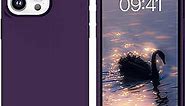 BENTOBEN for iPhone 15 Pro Max Case, Soft Silicone Gel Rubber Bumper Microfiber Lining Hard Back Shockproof Protective Phone Cover for iPhone 15 Pro Max 6.7", Deep Purple
