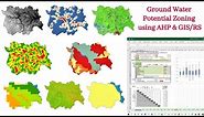 Identification of Groundwater Potential Zone using GIS/Remote Sensing Techniques and AHP (Part-1)