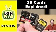 SD Cards Explained! What do all of those symbols mean ? How to choose the right one for you.