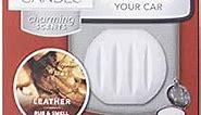 Yankee Candle Charming Scents Car Air Freshener Refill, Leather
