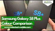 Samsung Galaxy S8 Plus Colour Comparison: Arctic Silver vs Midnight Black