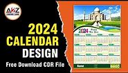 Calendar Design in CorelDraw Tutorial | Download Free CDR File | A2Z Graphic Guide
